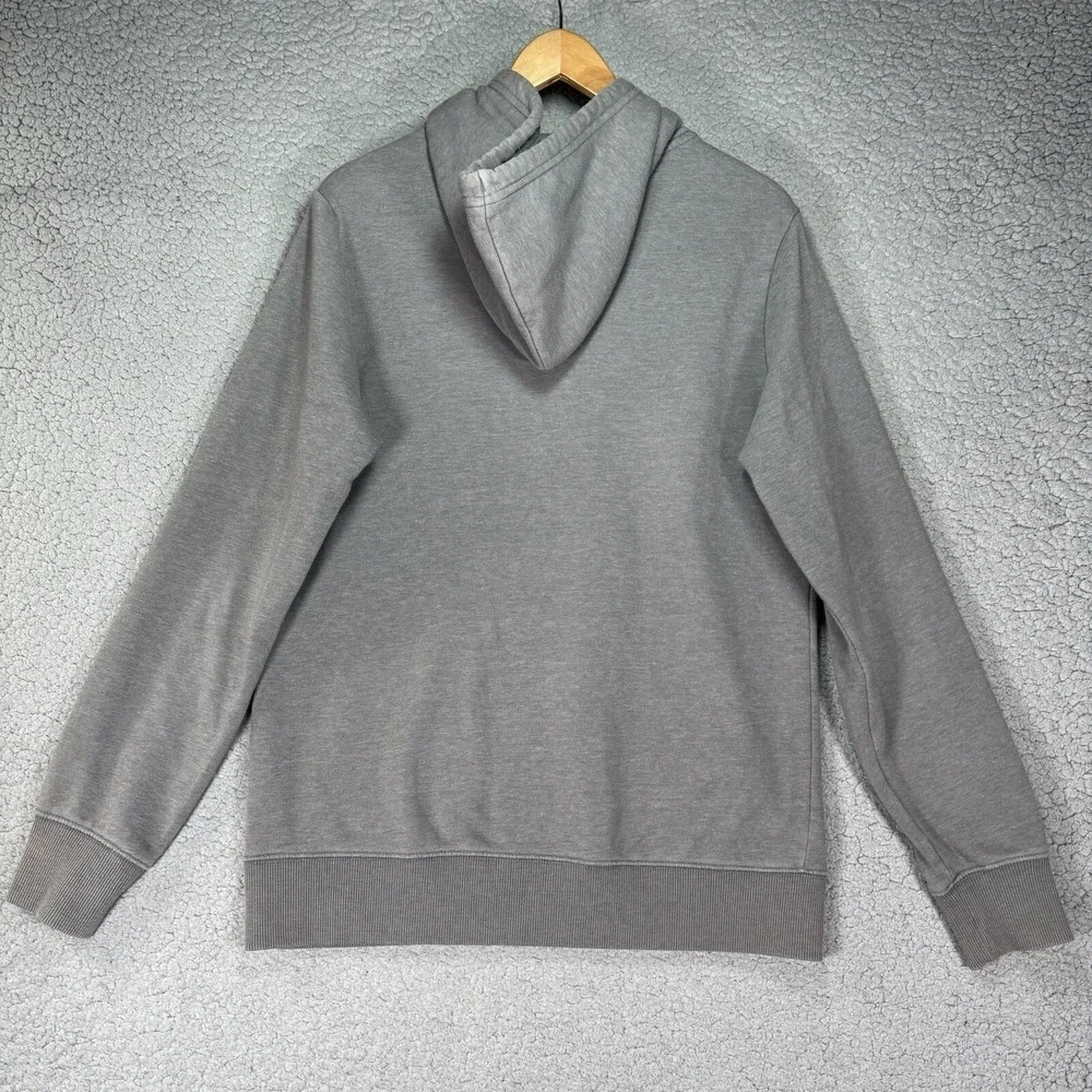 The North Face Men's Red's Pullover Hoodie Medium Grey Heather Size M READ*